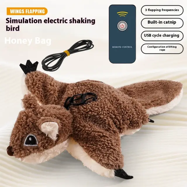Pet Bird Owl Remote Control Toy Funny Pet Honey Skunk - Shop at LoveMi