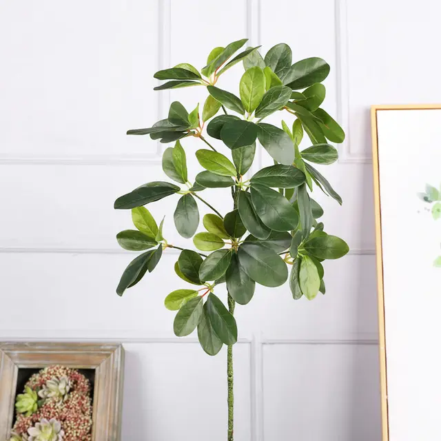Single Ivy Tree Bark Artificial Camellia Home Interior Decoration Simulated Leaves Props Photography Duck Feet Leaves - Shop at LoveMi