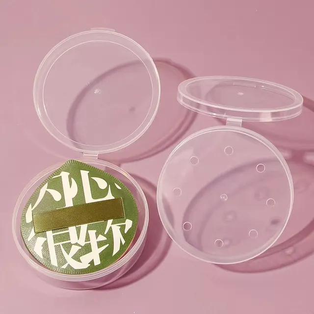 Wet And Dry Cotton Candy Air Cushion Powder Puff Transparent Storage With Holes - Shop at LoveMi