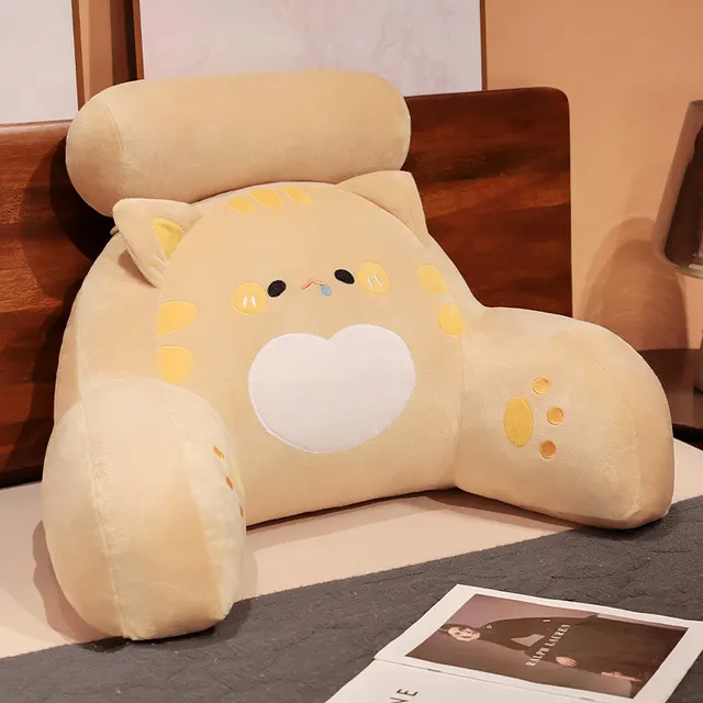 Cartoon Bedside Cushion Soft Case Cushion Sofa Lumber Pad Cat - Shop at LoveMi