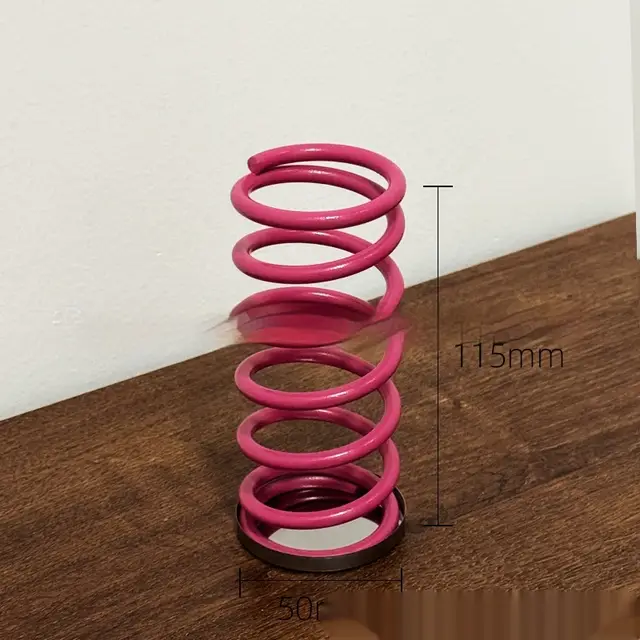 Stainless Steel Metal Threaded Toothbrush Holder Waterproof Small Pink Base - Shop at LoveMi