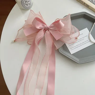Summer Spring Clip Women's New High grade Oversized Barrettes Pink - Shop at LoveMi