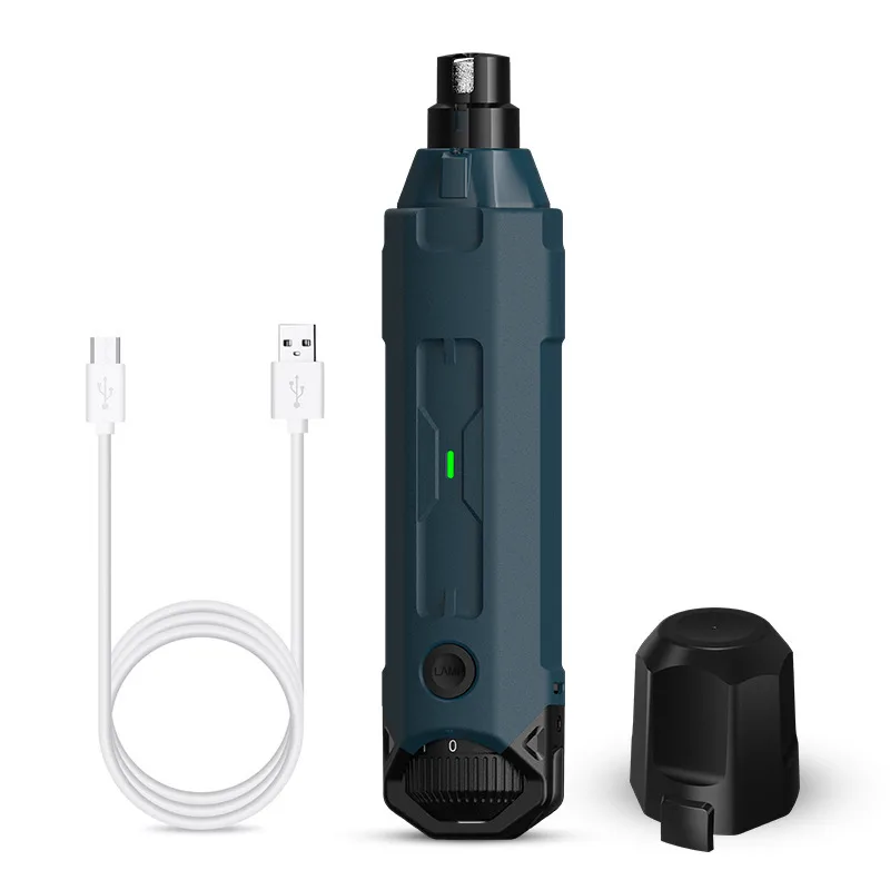 Pet 6-speed Control Nail Piercing Device LED Light Automatic - Usb - View 1