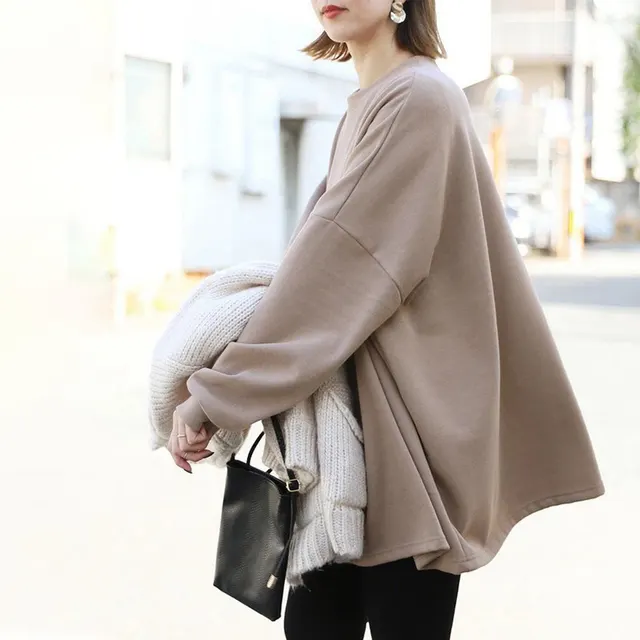 6 Colors Winter Women's Brushed Hoody Deep Khaki Premium Edition - Shop at LoveMi