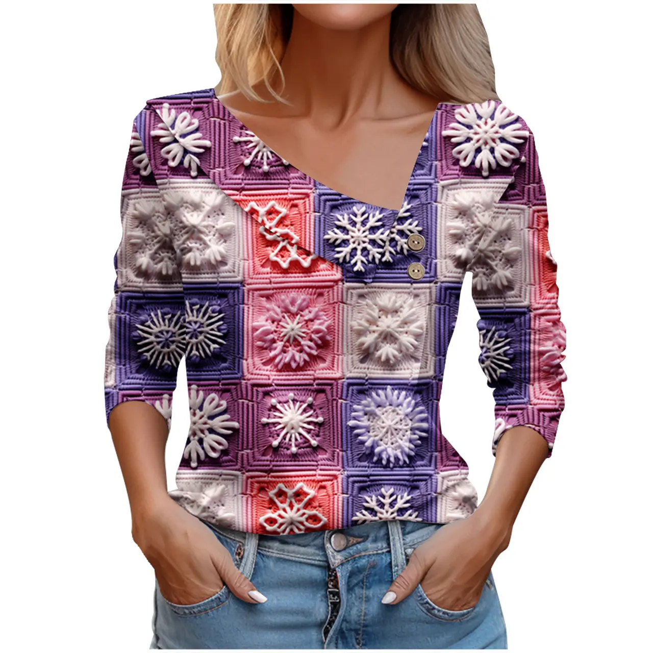 Cactus Large Flower Printed Shirt - Cr8