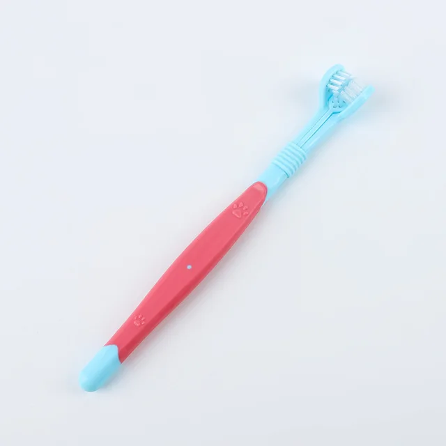 Pet Toothbrush Oral Cleaning Products Blue Pink - Shop at LoveMi