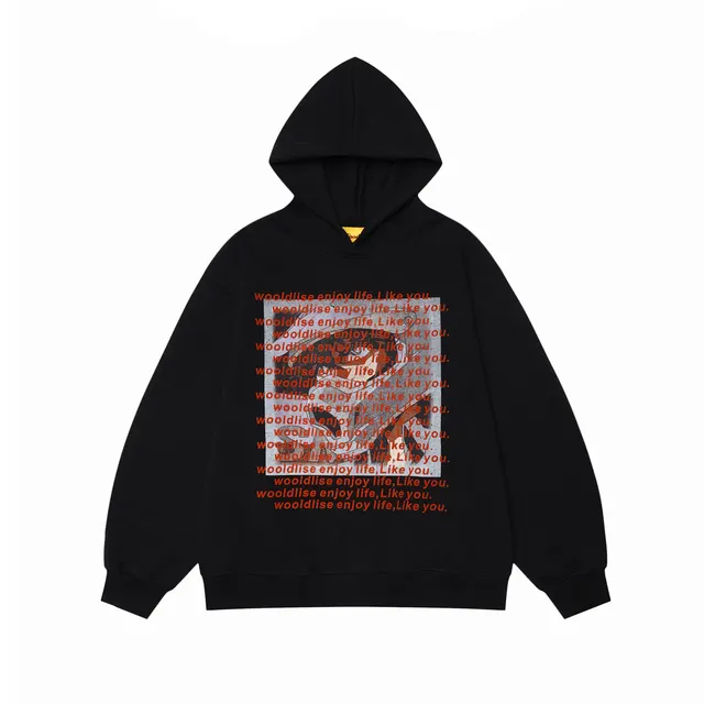 Women's Fashionable Retro Loose Hooded Sweater Black - Shop at LoveMi