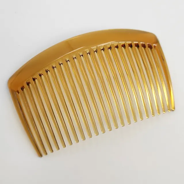 Plastic Hair Comb Bridal Veil Comb Hair Accessories Transparent Coffee - Shop at LoveMi