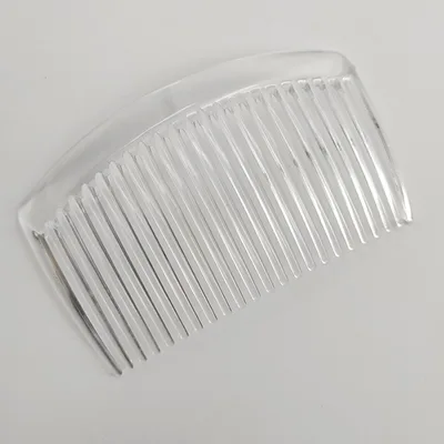 Plastic Hair Comb Bridal Veil Comb Hair Accessories Transparent White - Shop at LoveMi