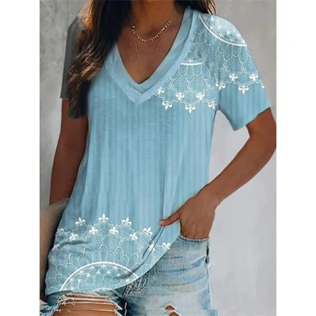 Ethnic Style Two Layers Collar Short Sleeve Sz160 - Shop at LoveMi