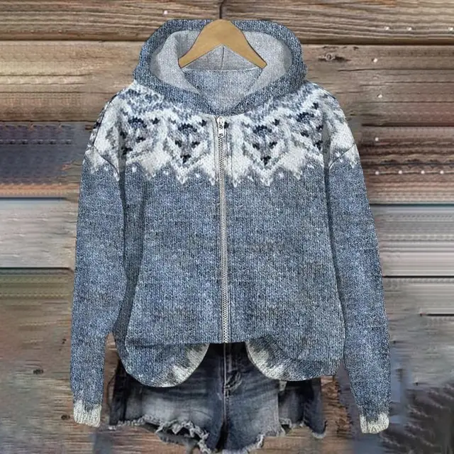 Zipper Hooded Sweatshirt Digital Printing Tzphd2621 - Shop at LoveMi