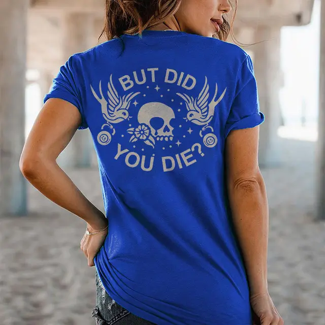 New Printed Women's Short Sleeve Sapphire Blue - Shop at LoveMi