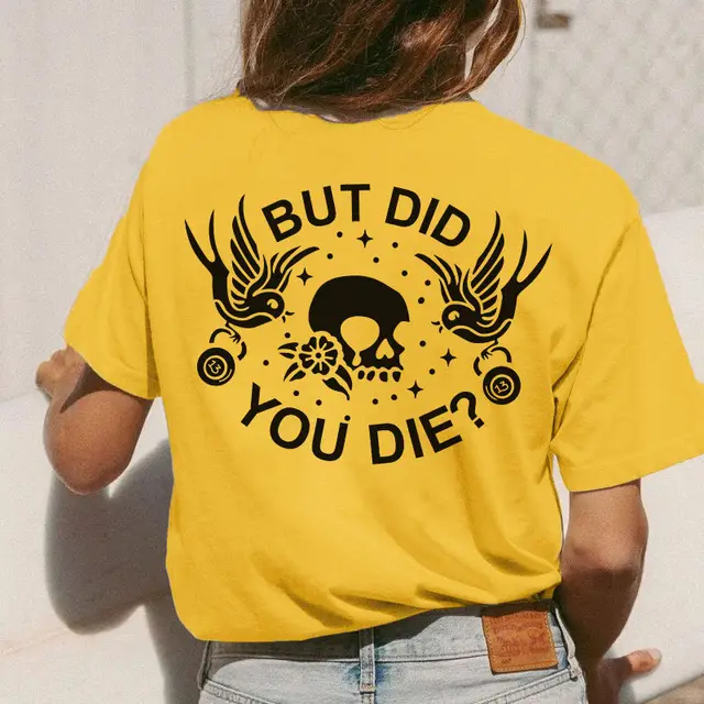 New Printed Women's Short Sleeve Yellow - Shop at LoveMi