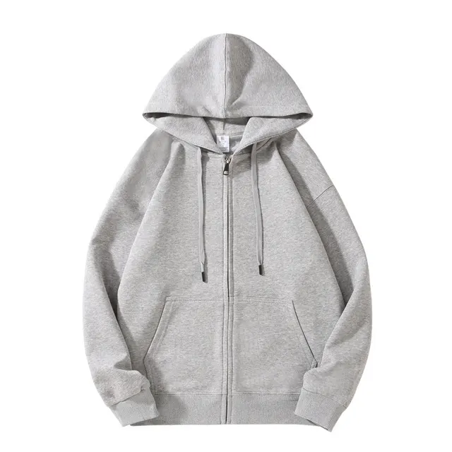 All matching Hoodie Couple Hooded Zipper Heather Gray - Shop at LoveMi