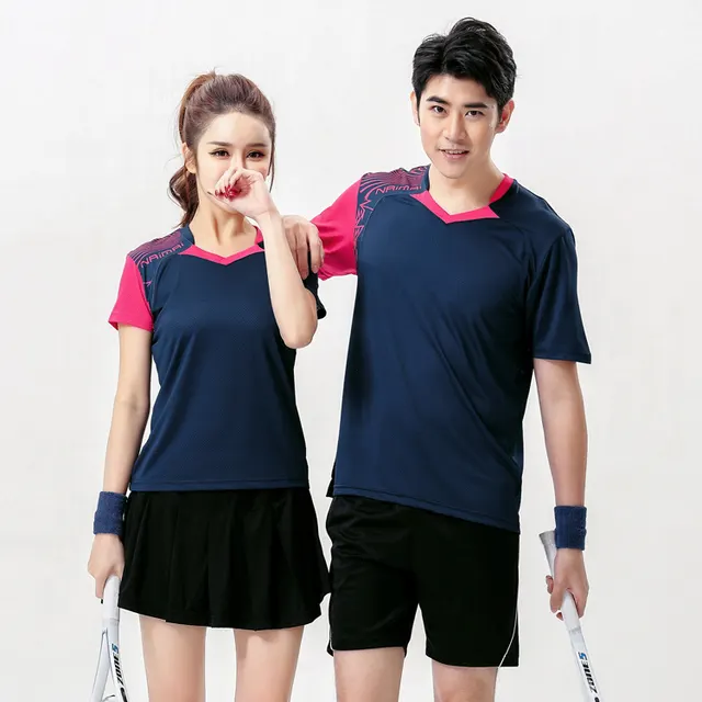 New Badminton Clothing Suit Men's And Women's Breathable Quick drying 037 Black Shorts - Shop at LoveMi