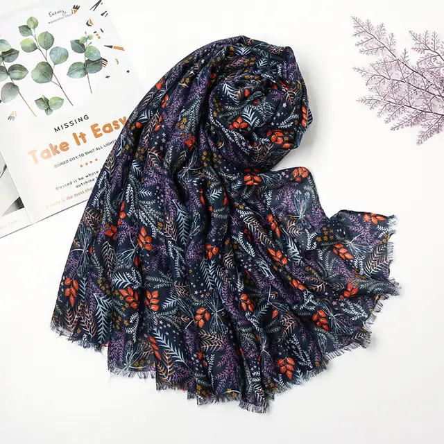 Retro Patchwork Bohemian Printed Cashew Scarf Ss037Color - Shop at LoveMi