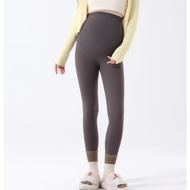 All matching Maternity Clothes Autumn And Winter Shark Pants Gray Coffee - Shop at LoveMi