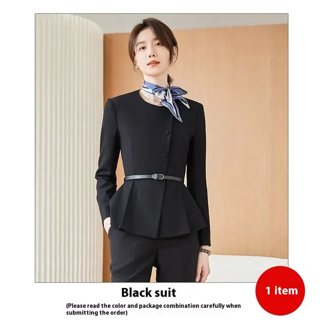 High end Business Suit Ladies Reception Workwear Coat Black - Shop at LoveMi