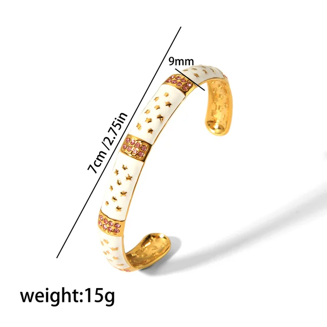 Personalized Fashion Retro Design Oil Dripping Bracelet Tb7072Pkcolor - Shop at LoveMi