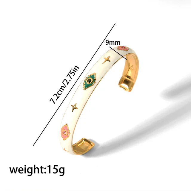 Personalized Fashion Retro Design Oil Dripping Bracelet Tb7073Color - Shop at LoveMi