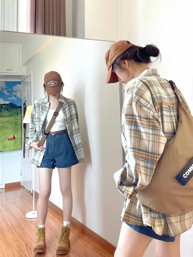 Women's Niche Loose Thin Top Apricot - Shop at LoveMi