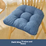 Cotton And Linen Dark Blue