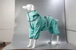 Dog Shell Jacket Cotton-padded Clothes Warm Thickened - Light Blue