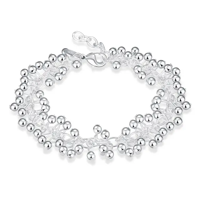 Fashion TO Grape Beads Bracelet Korean Style White - Shop at LoveMi