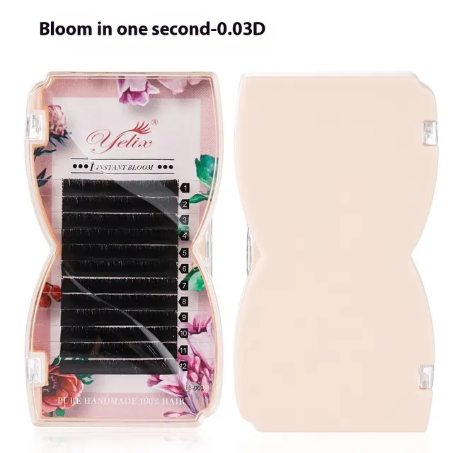 Natural Dense Row Of Flowering False Eyelashes Blossom Immediately 003D - Shop at LoveMi