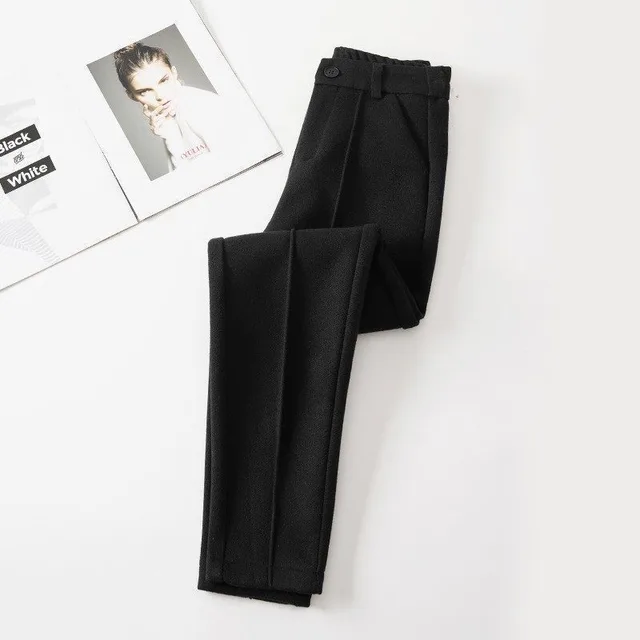 Fleece lined Thickened Harlan Casual Outdoor Women's Warm Pants Black Spring And Autumn - Shop at LoveMi