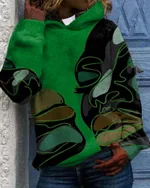 No Pocket Hooded Autumn Winter Sweater - C326H-6Xl