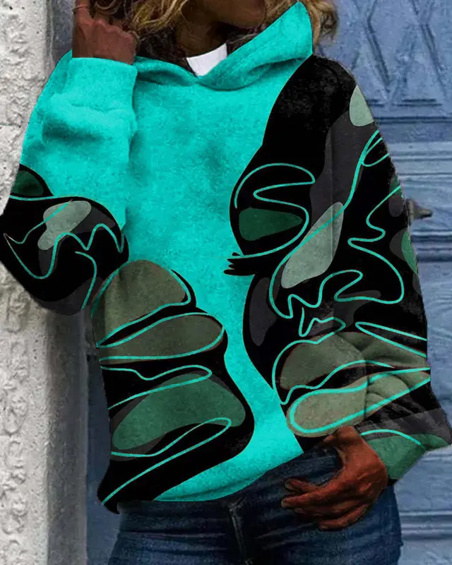No Pocket Hooded Autumn Winter Sweater C326I - Shop at LoveMi