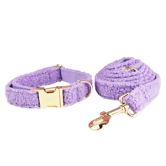 Purple Small Dog Pet Bag Dog Collar And Dog Leash - Shop at LoveMi