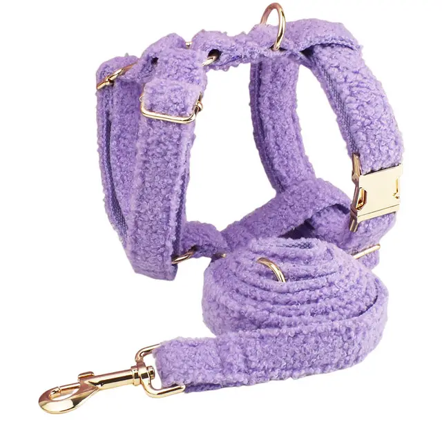 Purple Small Dog Pet Bag Vest And Dog Leash - Shop at LoveMi