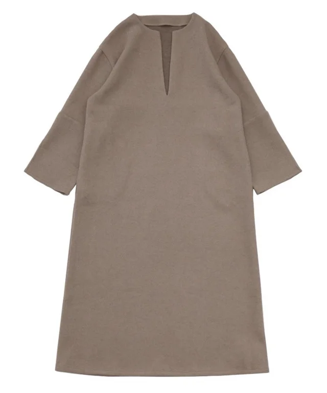 Autumn And Winter Woolen Women's Baggy Coat Gray Coffee Color - Shop at LoveMi