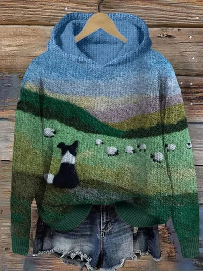 Animal Print Hooded Women's Sweater 10Style Xxxl - Shop at LoveMi