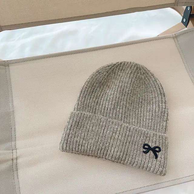 Autumn And Winter Warm Pullover Cap All matching Mocha Color - Shop at LoveMi