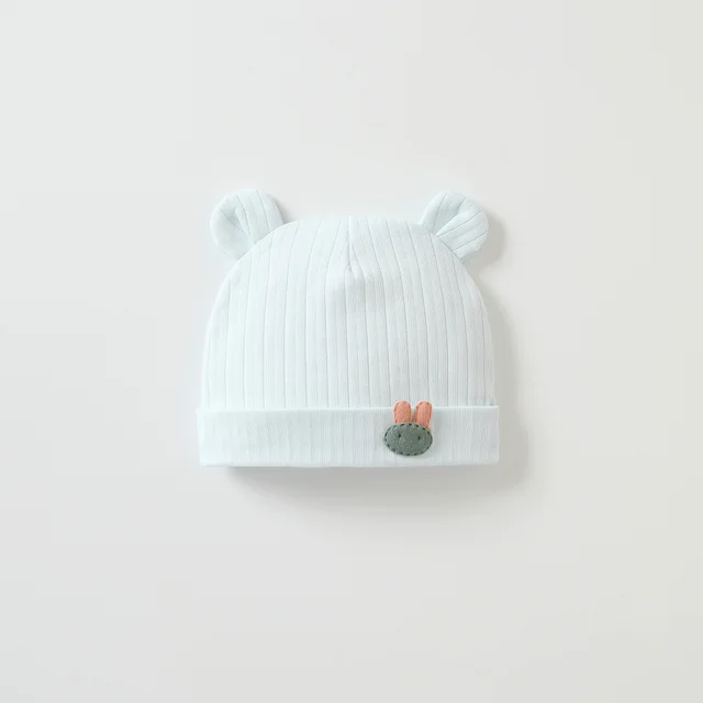 Spring And Autumn Winter Baby Warm Hat Double Blue - Shop at LoveMi
