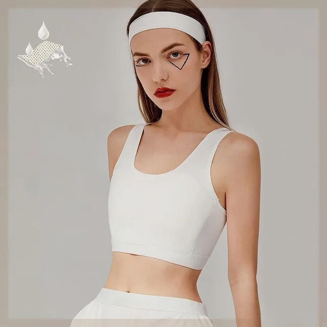 Women's Big Chest And Small Sports Vest White - Shop at LoveMi