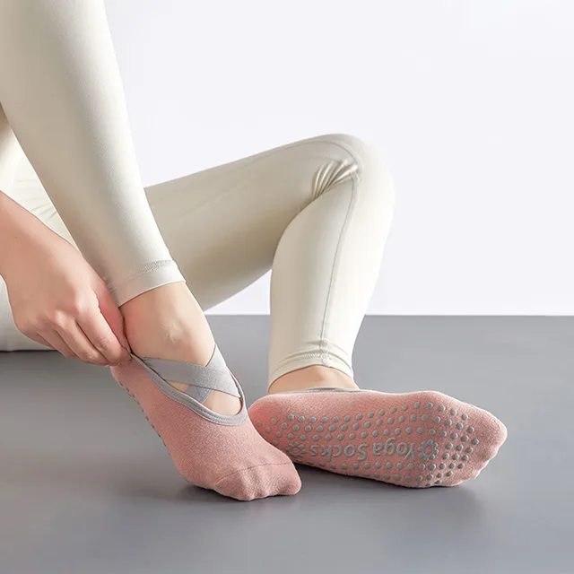 Professional Yoga Socks Women's Non slip Short Meat Powder - Shop at LoveMi