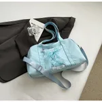 Spring And Summer Nylon Large Capacity Shoulder Bag - Blue