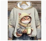European And American 3D Digital Printing Hoodie - Twm169733-4Xl