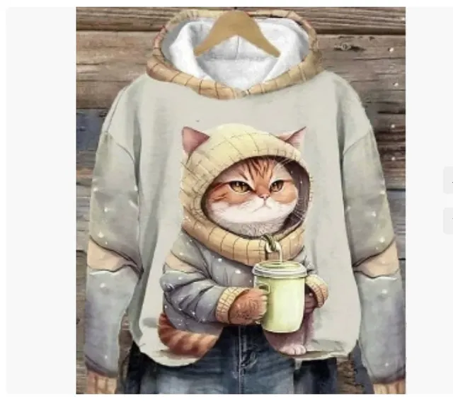 European And American 3D Digital Printing Hoodie Twm169733 - Shop at LoveMi