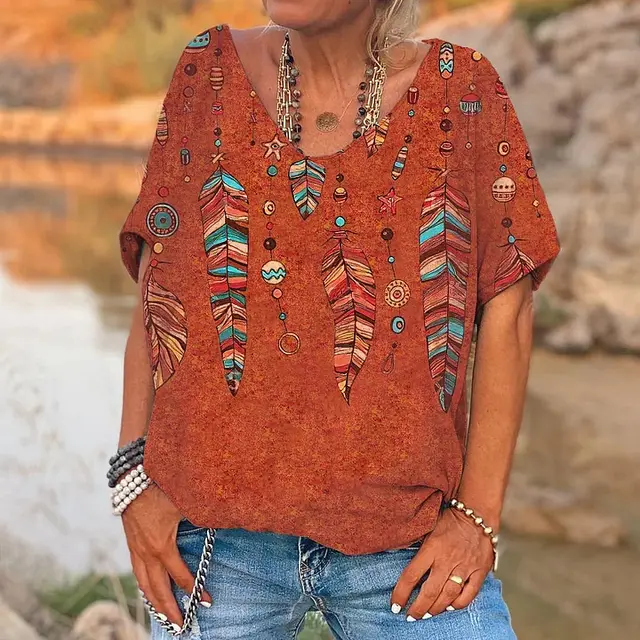 3D Printed Loose Short Sleeve Style 20 - Shop at LoveMi