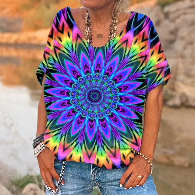 3D Printed Loose Short Sleeve 37Style - Shop at LoveMi