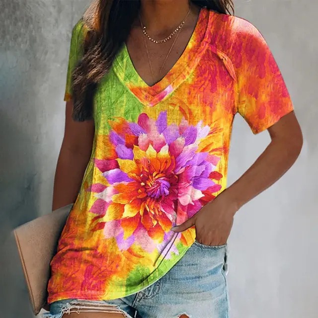 3D Printed Loose Short Sleeve Style 36 - Shop at LoveMi