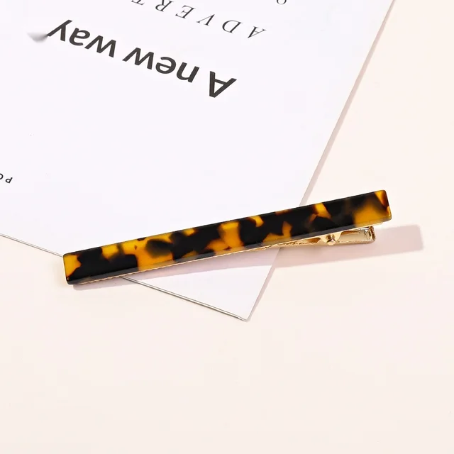 Acetate Duckbill Cute Single Line Clip Hair Accessories Deep - Shop at LoveMi