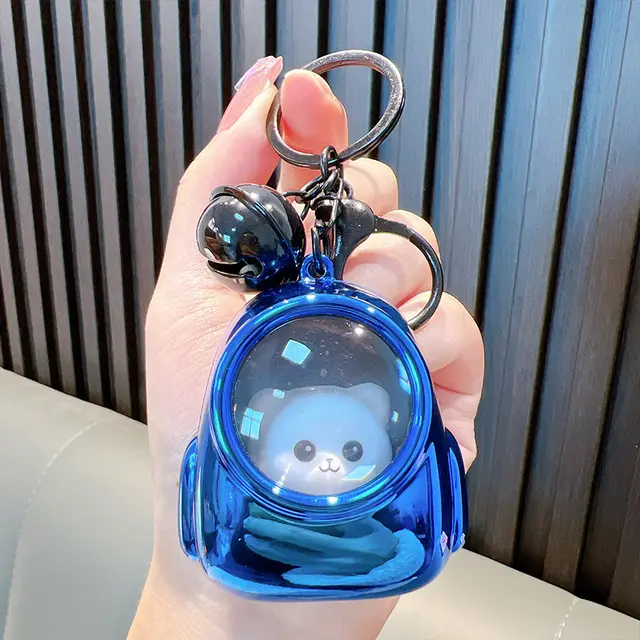 Luminous Bear Bag Keychain Pendant Blue - Shop at LoveMi