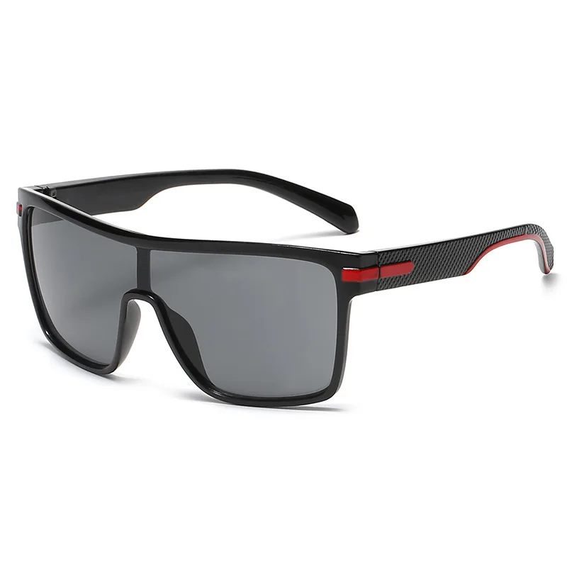 Trendy Retro Men's Women's Sunglasses - Black Gradient Gray