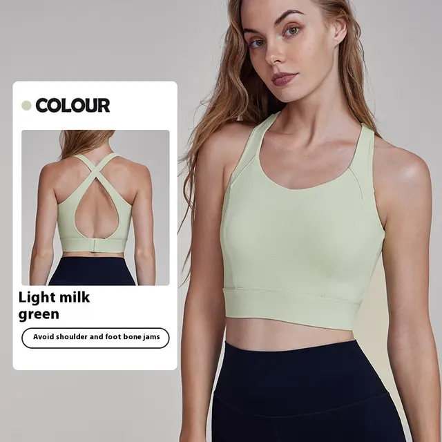 High grade Professional Running Exercise Vest With Chest Pad Light Creamy Green - Shop at LoveMi